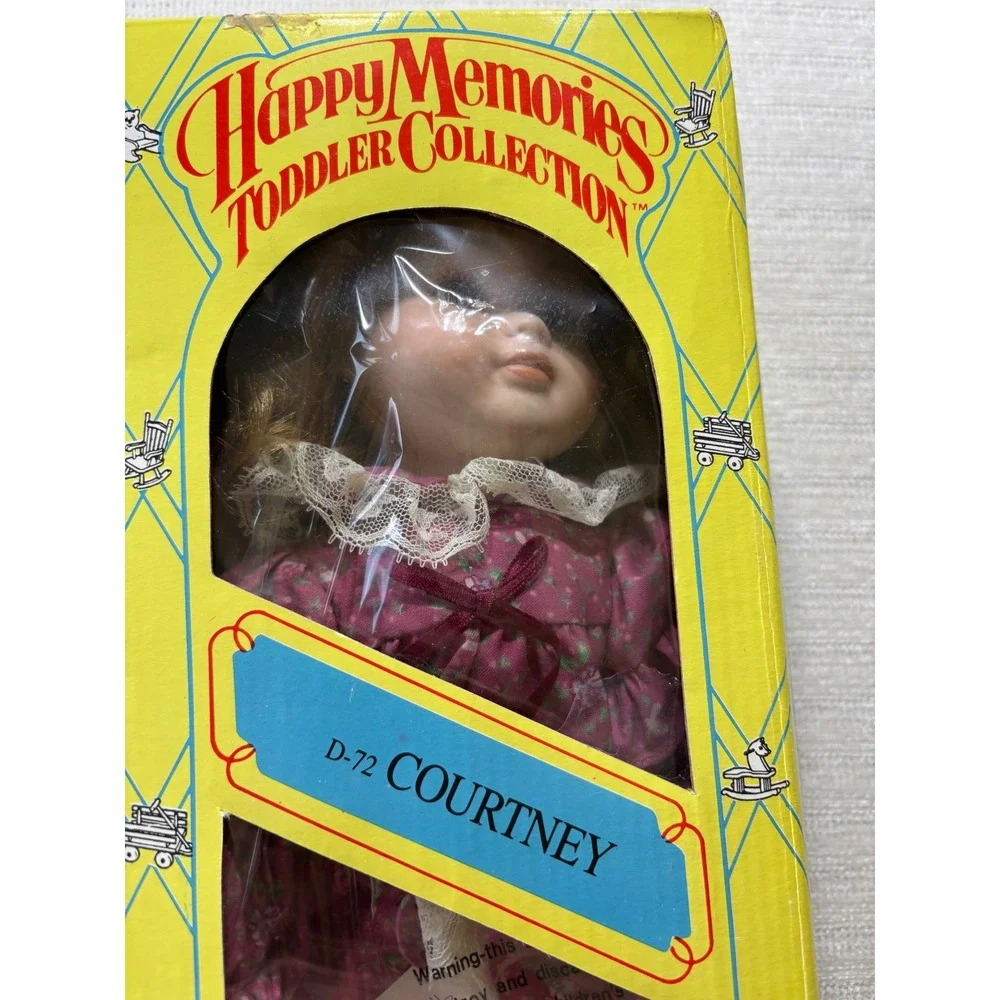 Heritage Mint Happy Memories Toddler Courtney D-72 Porcelain Doll 14in Vintage